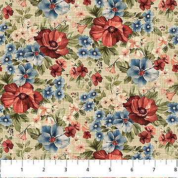 FARMHOUSE SAMPLER - Packed Floral - BEIGE MULTI