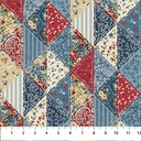 FARMHOUSE SAMPLER - Patchwork - CREAM MULTI