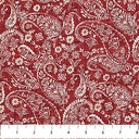 FARMHOUSE SAMPLER - Paisley - RED