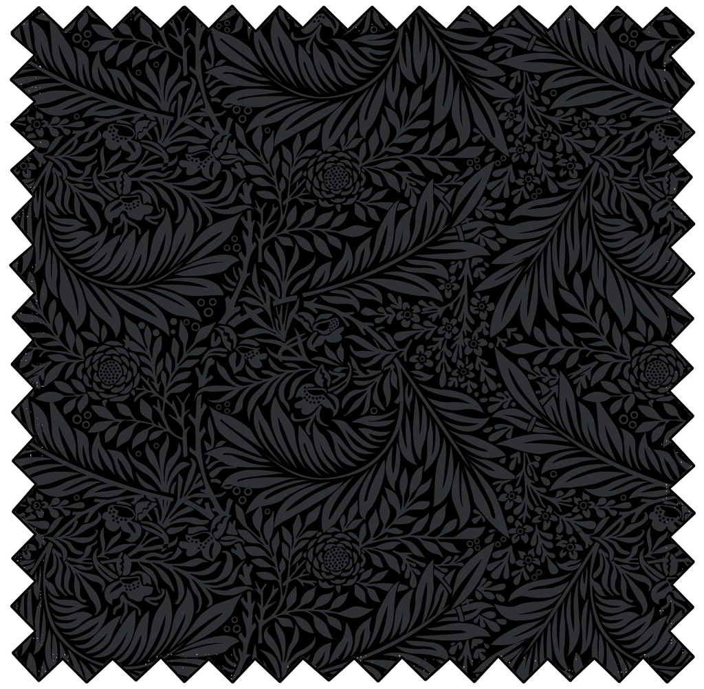 William Morris 108" Larkspur - BLACK