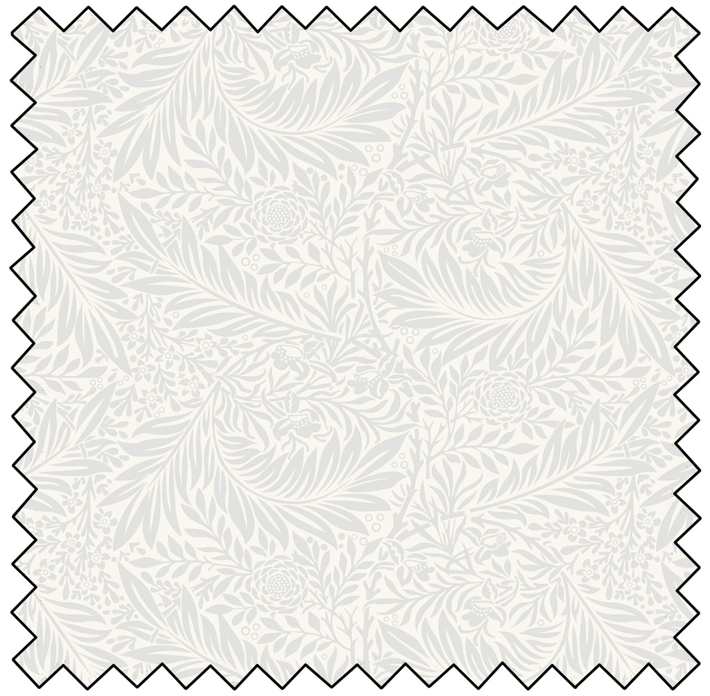 William Morris 108" Larkspur - IVORY