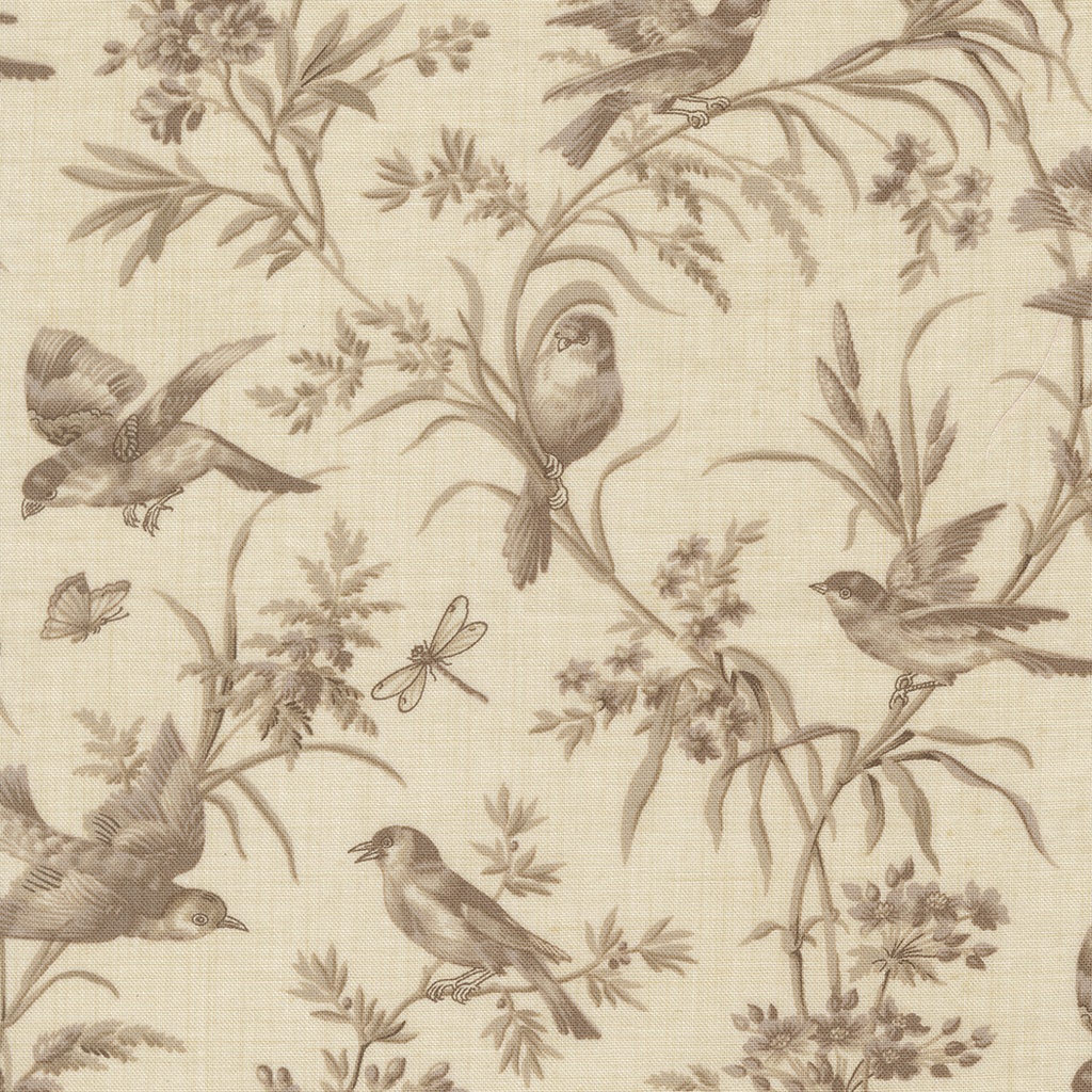 JOIE DE VIVRE - Moineau Florals/Birds - PEARL ROCHE - SALE