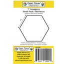 1" Hexagons Small Pack - 100 PIECES