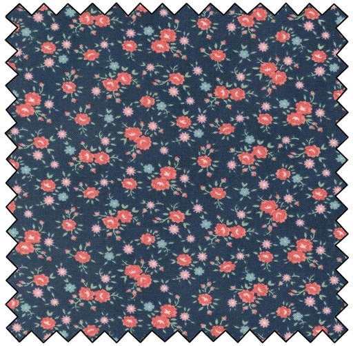 [M55313-14] Rosemary Cottage - Lovely Ditsy - NAVY