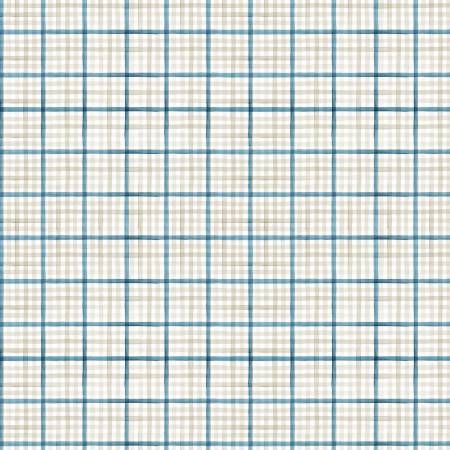 Peace and Wildflowers - Peaceful Plaid - BEIGE - SALE