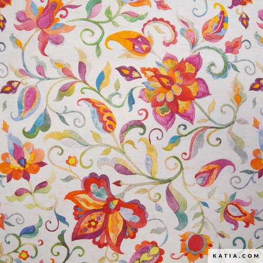 [F2219-13] 140 cm Canvas Recycled Print - SPRING TIME