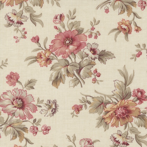 [M513981-11] JOIE DE VIVRE -Cosmos Floral - PEARL - SALE