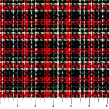 Winter Song - Plaid - BLACK/RED