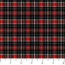 Winter Song - Plaid - BLACK/RED