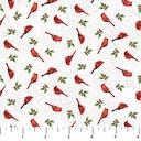Winter Song - Mini Birds - WHITE