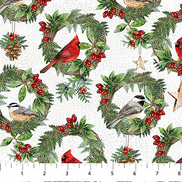 Winter Song - Wreaths - WHITE