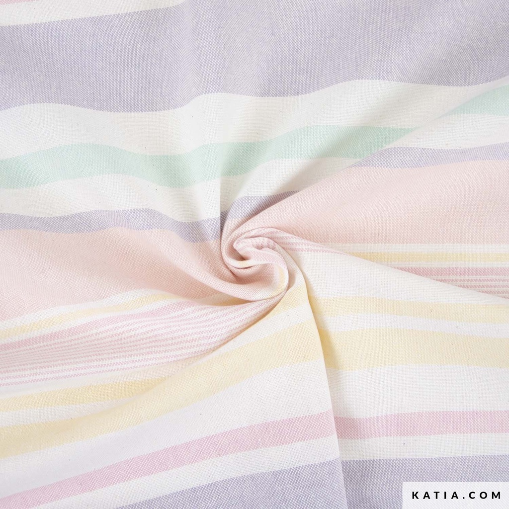 140 cm Canvas Recycled Print - Stripe - PATSY