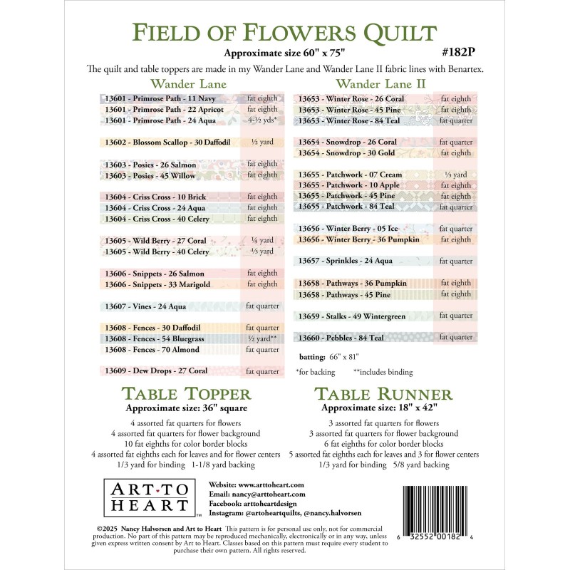 Field of Flowers Pattern