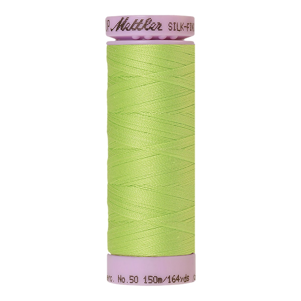 Silk Finish 50wt - 150M - BRIGHT LIME GREEN - #1528