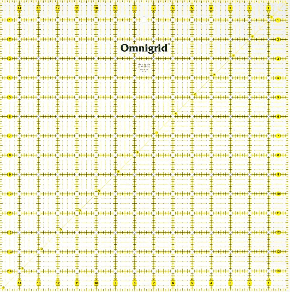 Omnigrid Square Ruler - 15"