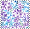 Bloom Bright - Packed Flowers - BLUE VIOLET