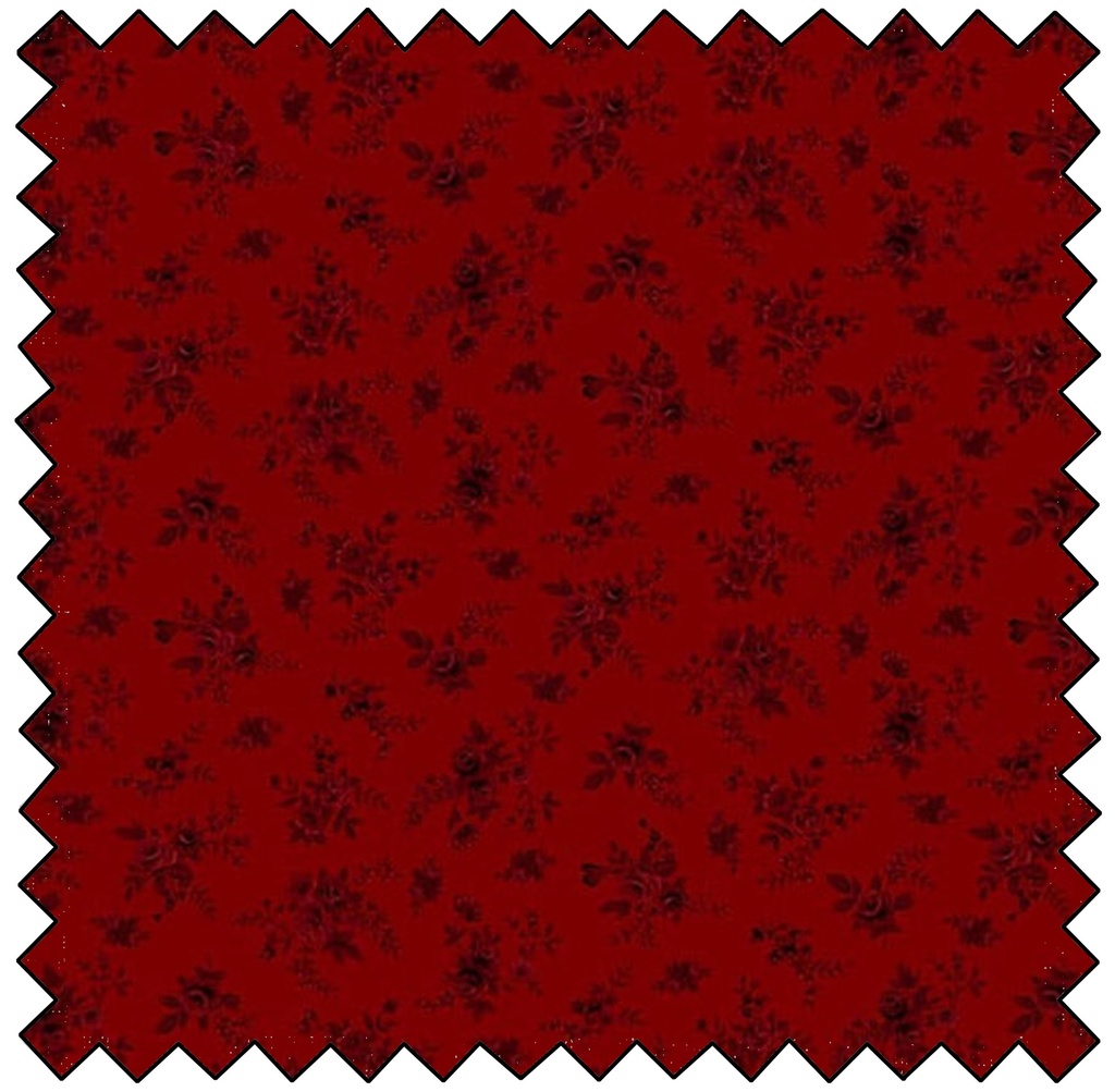 Autumn Farmhouse - Floral - RED*