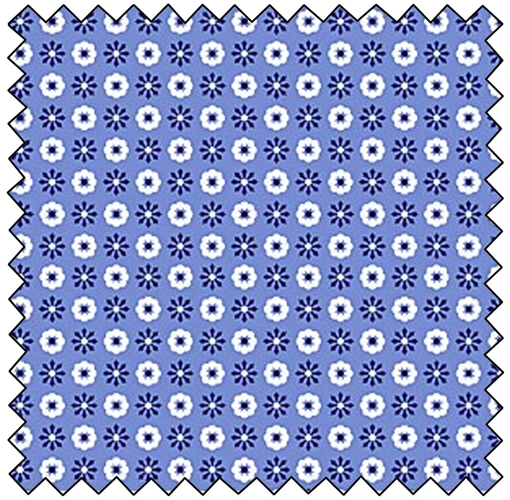 Madison's Garden Calico Blue - BLUE