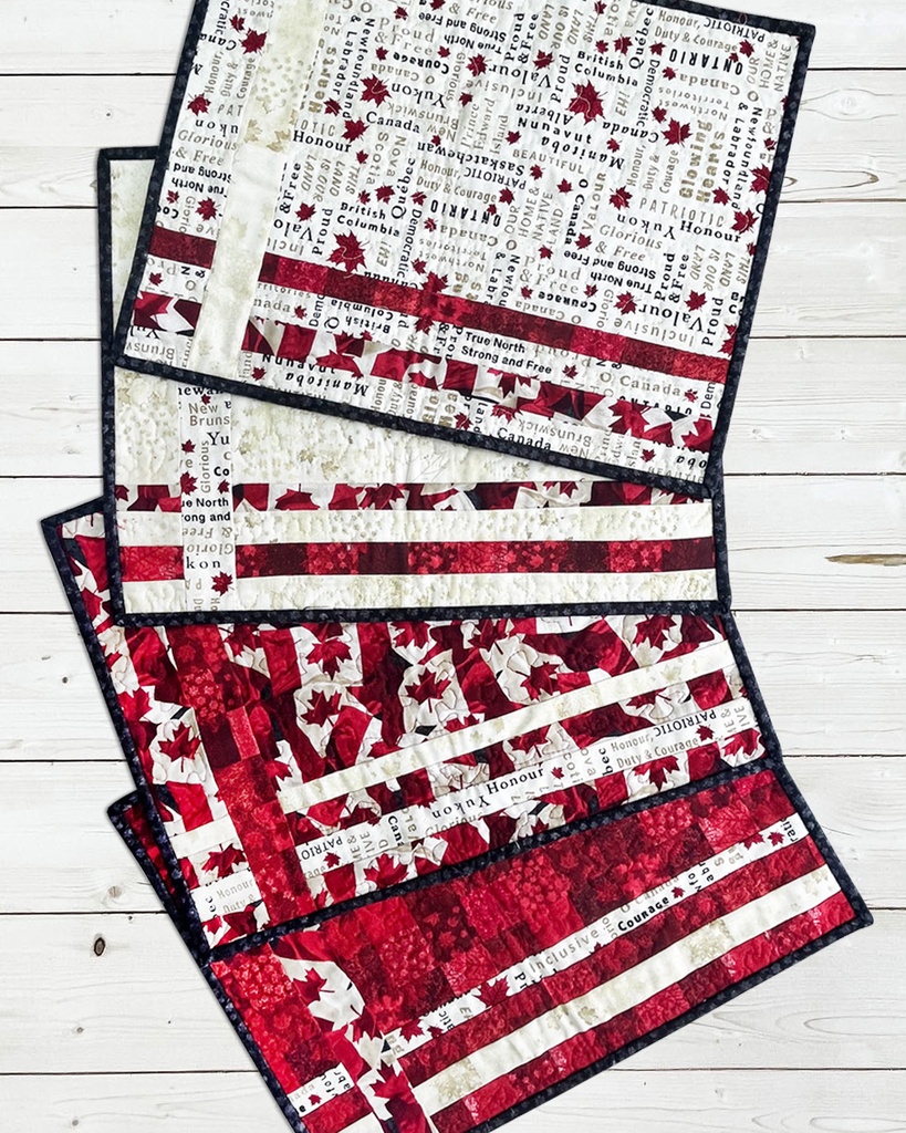 Dinner Party Placemat Kit (set of 4) - Oh Canada 14
