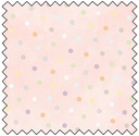 Little Chicks Flannel Multi Dots - PINK