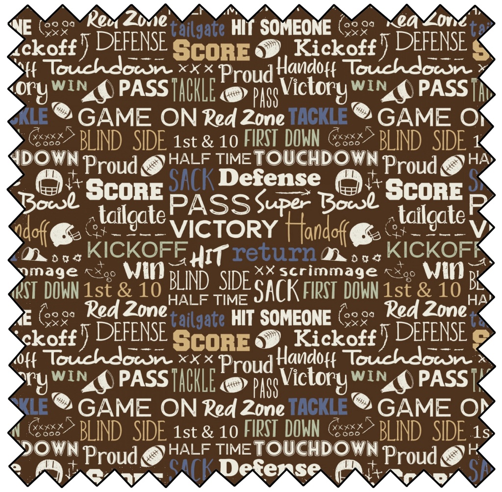 Fall is for Football - Game Time - BROWN- sale