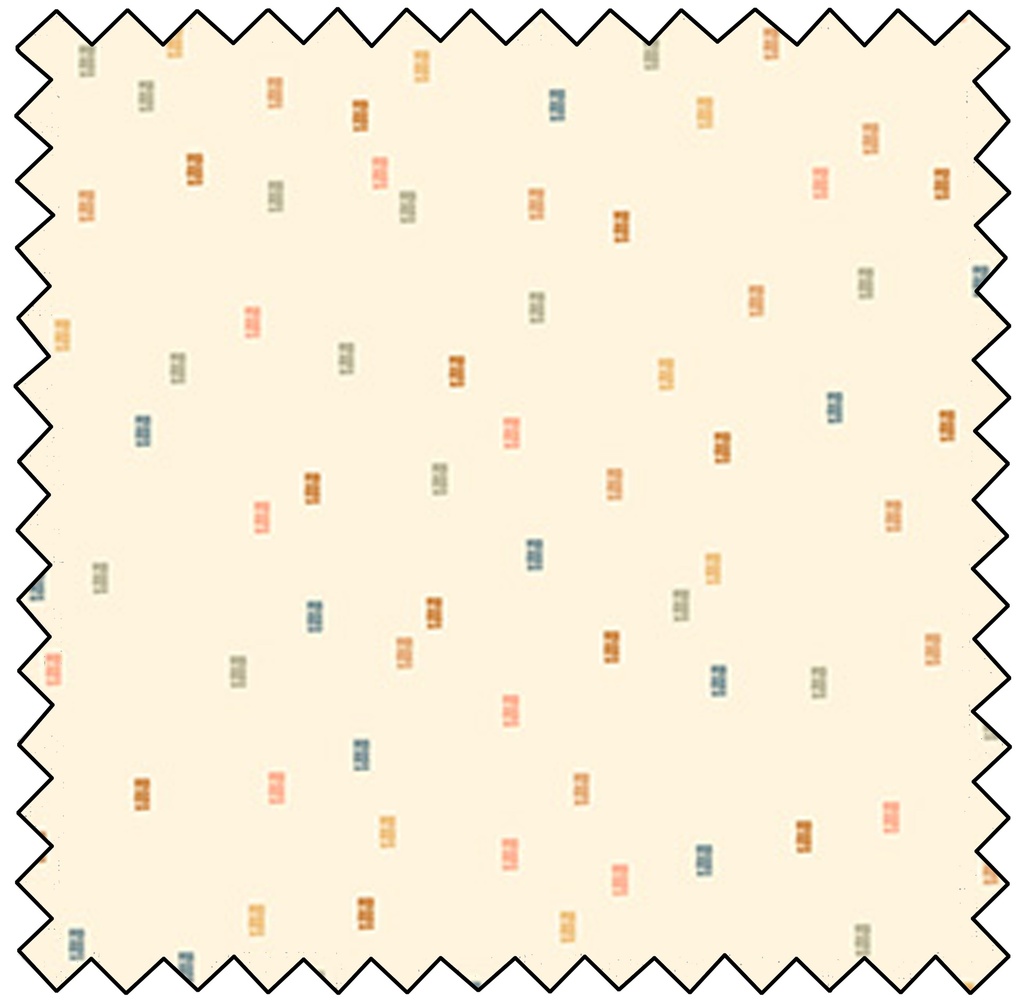 Cotton-Tale - Lemon - Confetti