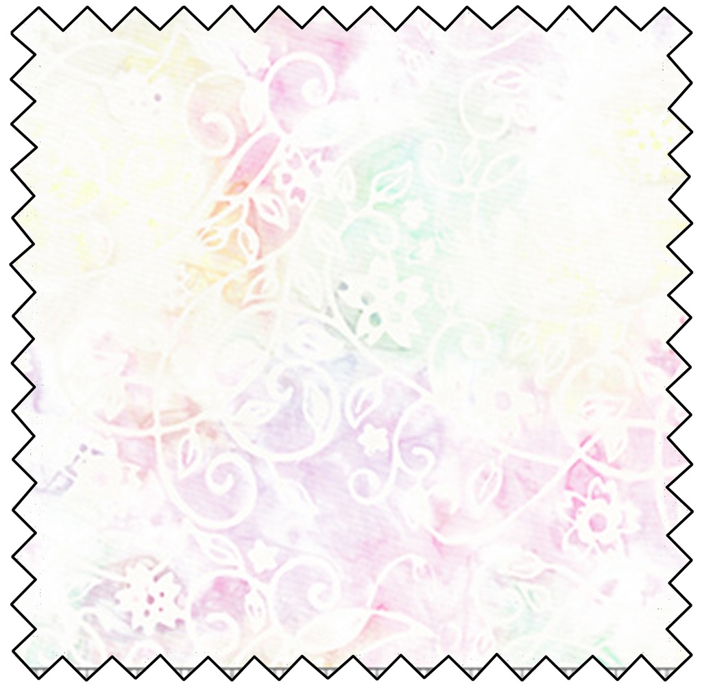 Gatsby - Floral Vine - SEASHELL - final sale