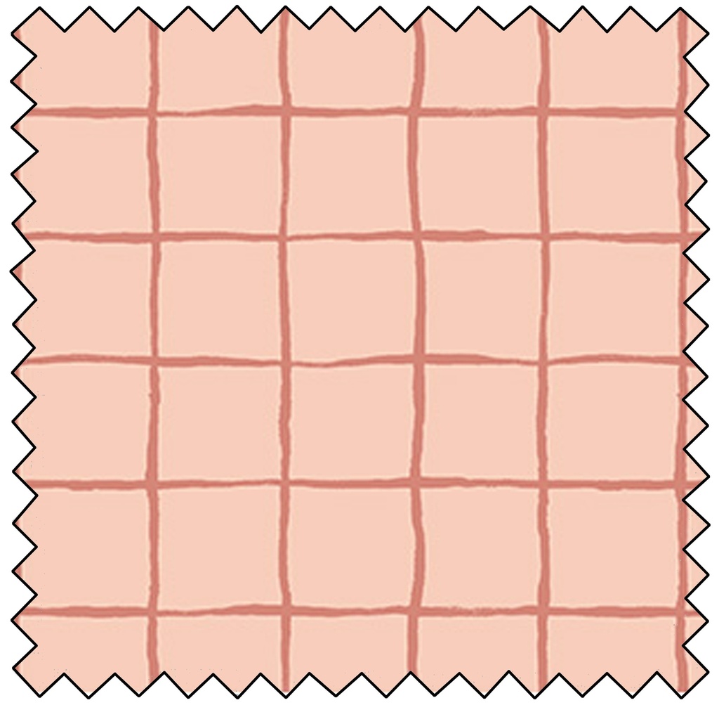 Golden Hour - Check - CORAL - sale
