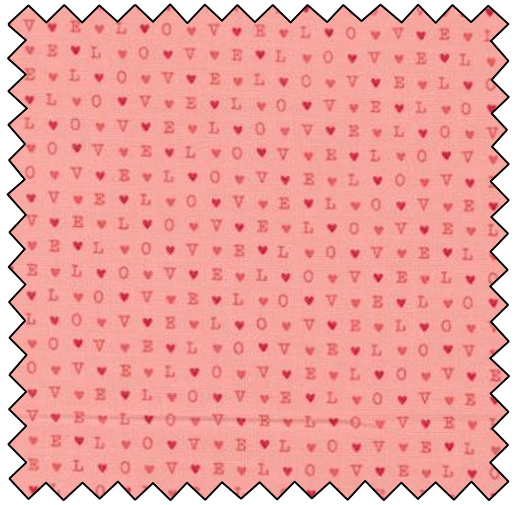 Love Blooms - Love Text & Words - BLUSH - sale