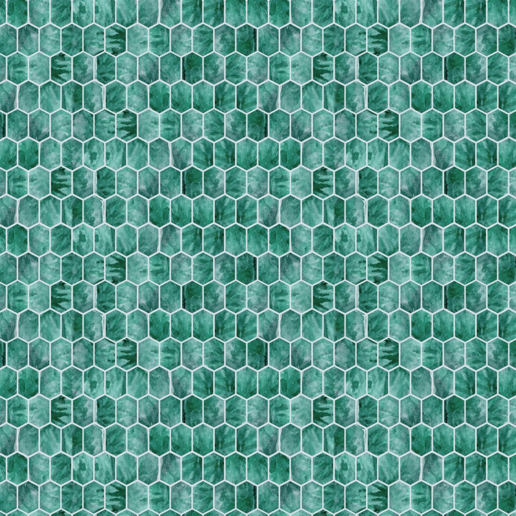 COASTAL WATERWAYS - Tortoise Shell - Teal - SALE