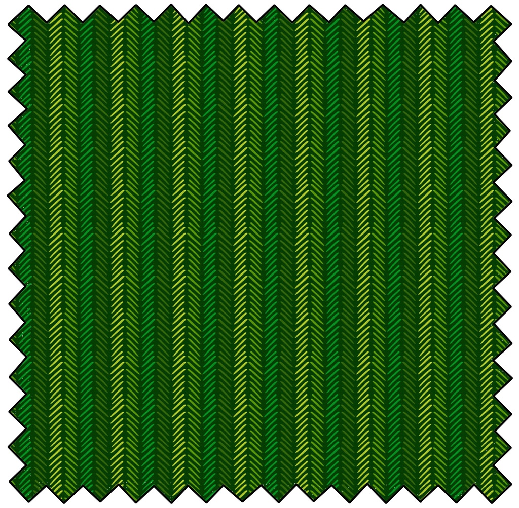 Eat Green - Chevron - GREEN
