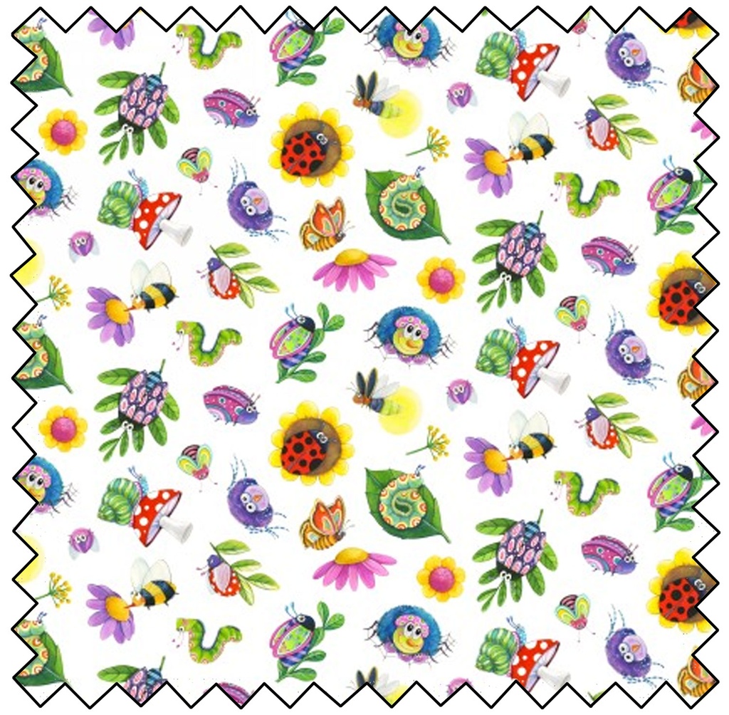 Insects All Around Insects - WHITE - sale