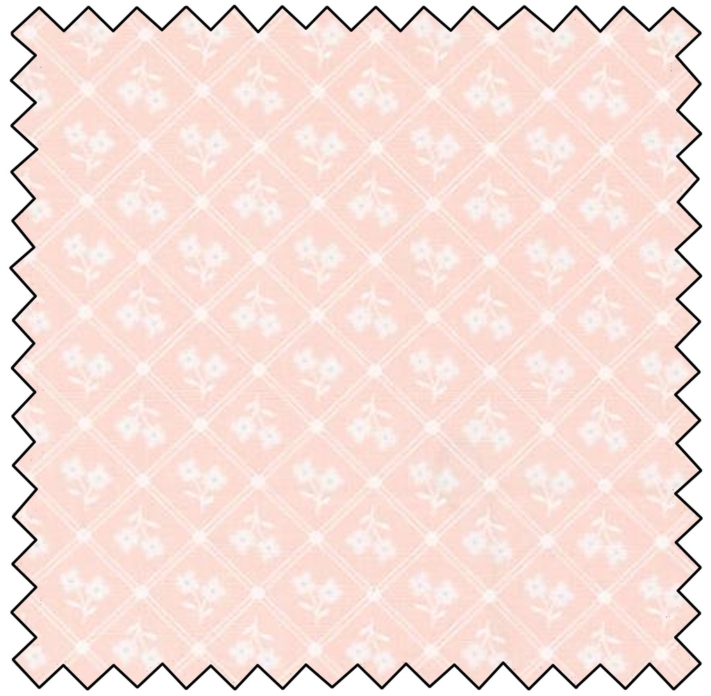 COTTAGE CHARM - Window Pane - Koral Kicks