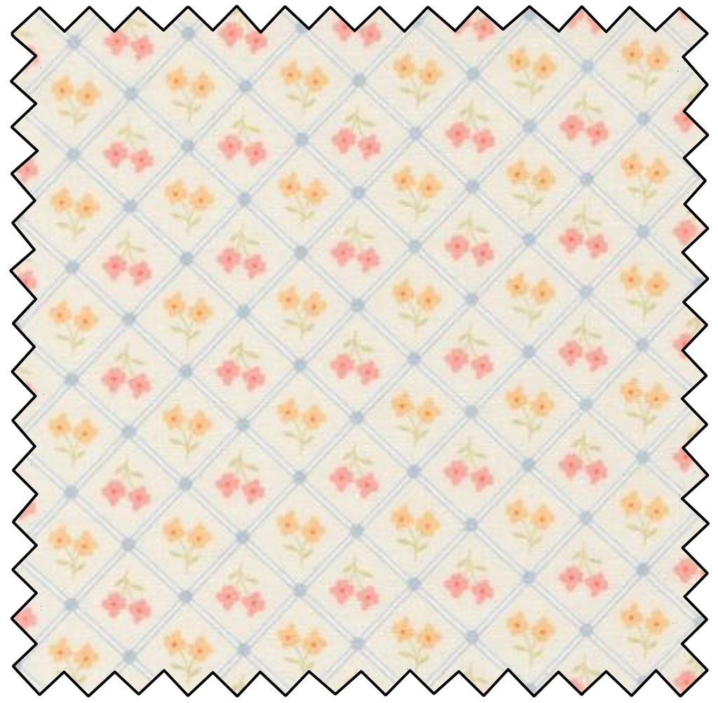 COTTAGE CHARM - Window Pane - PORCELAIN