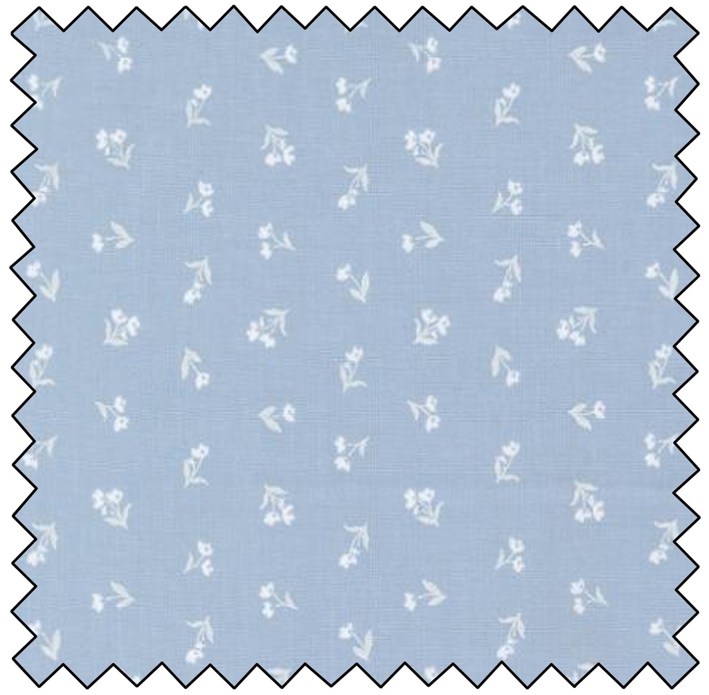 COTTAGE CHARM - Tossed Ditsy - GLACIER