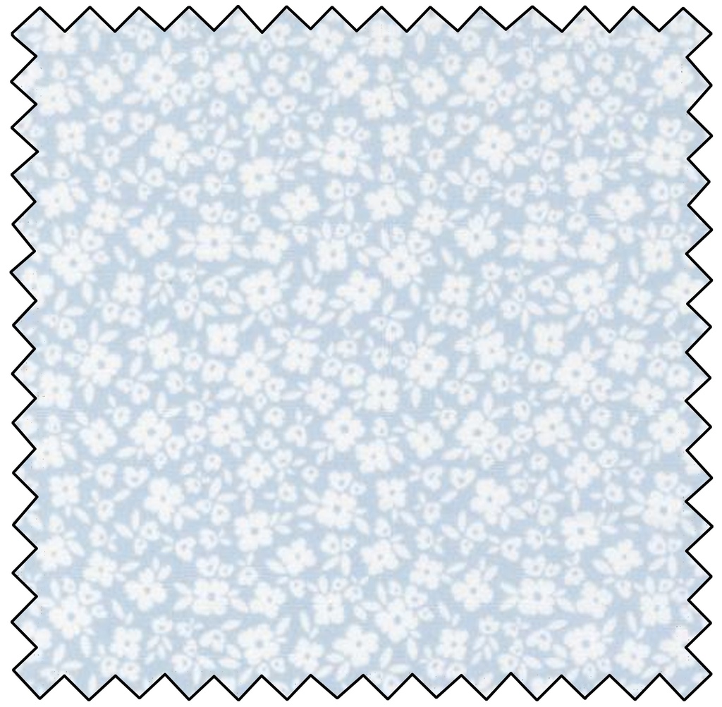 COTTAGE CHARM - Flower Basket - Powder Blue