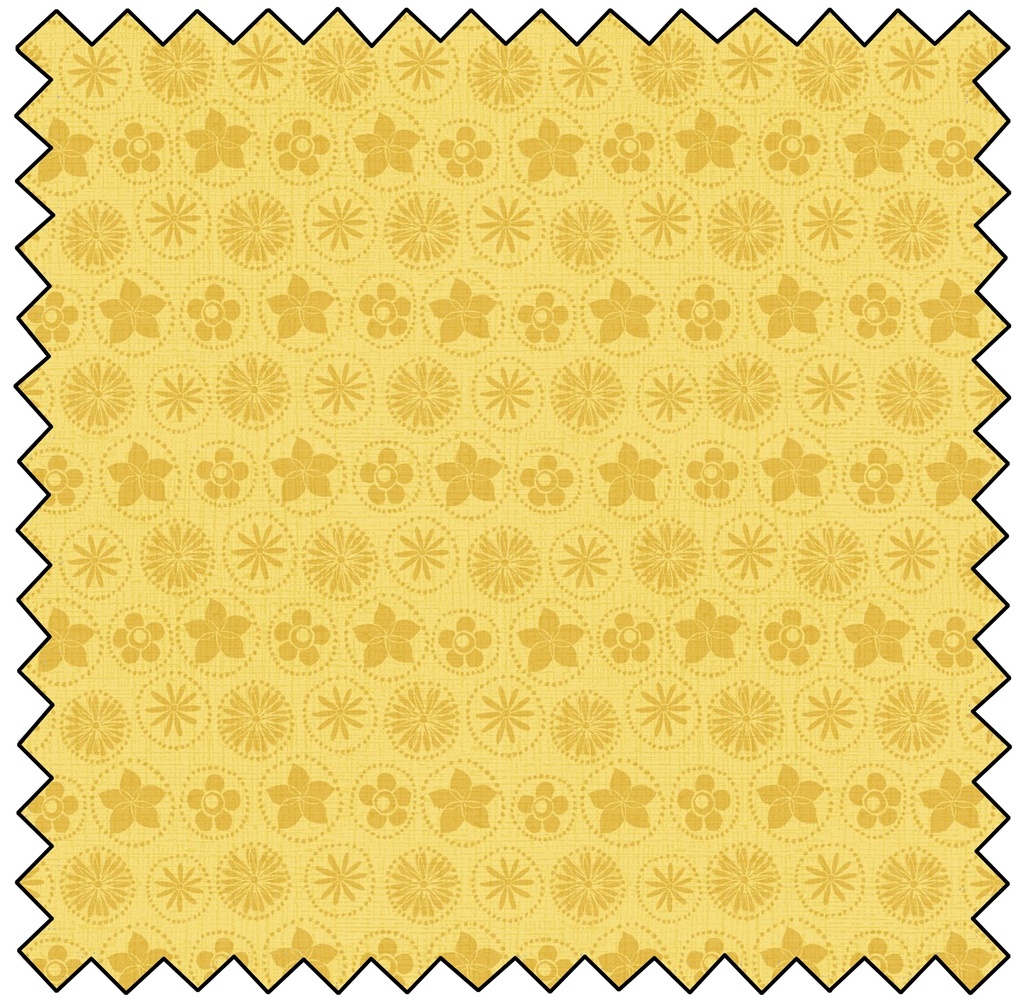 SONG BIRD - Floral Coins - YELLOW
