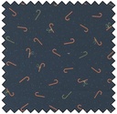 Purrfect Christmas - Candy Canes - MIDNIGHT - sale