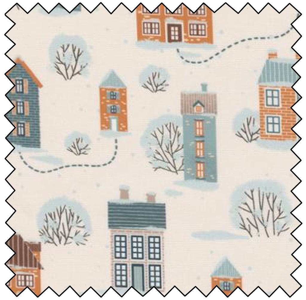 Purrfect Christmas - Snowy Town - PEARL - sale