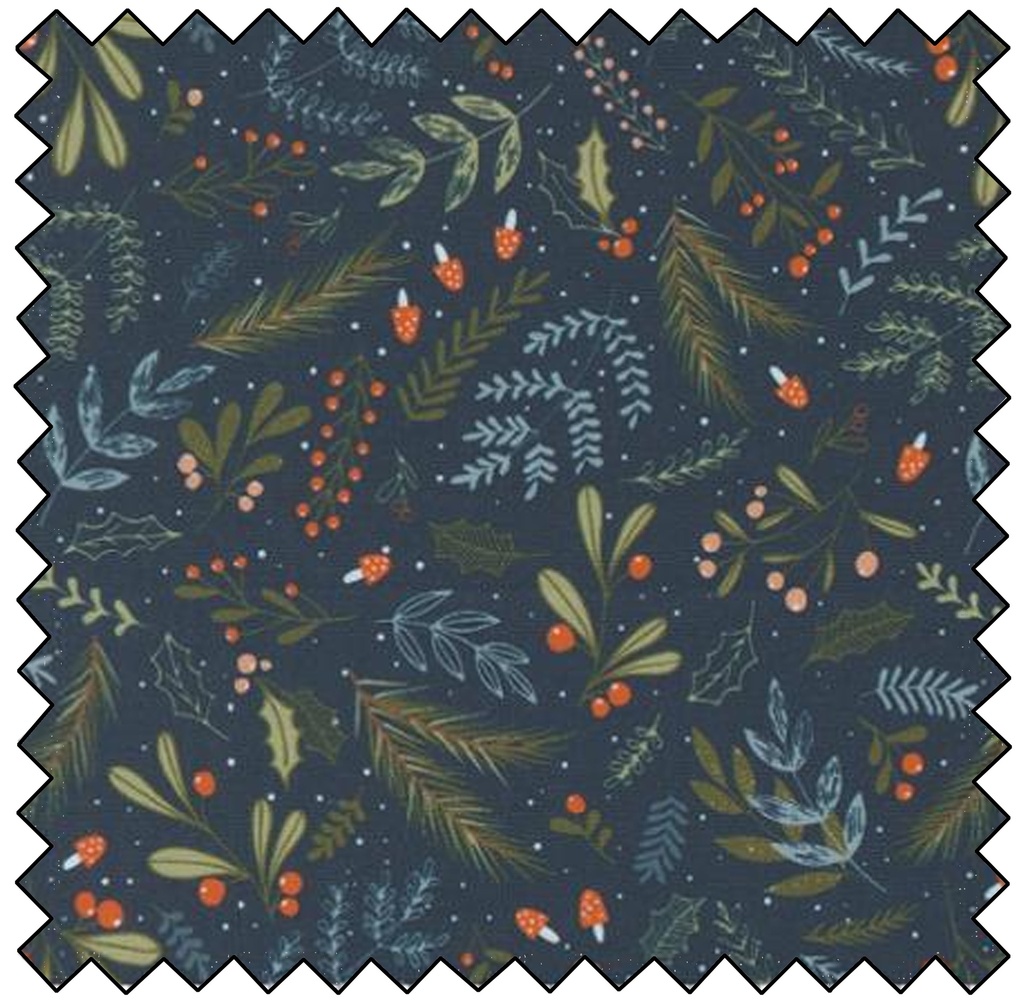 Purrfect Christmas - Holly & Pine - MIDNIGHT