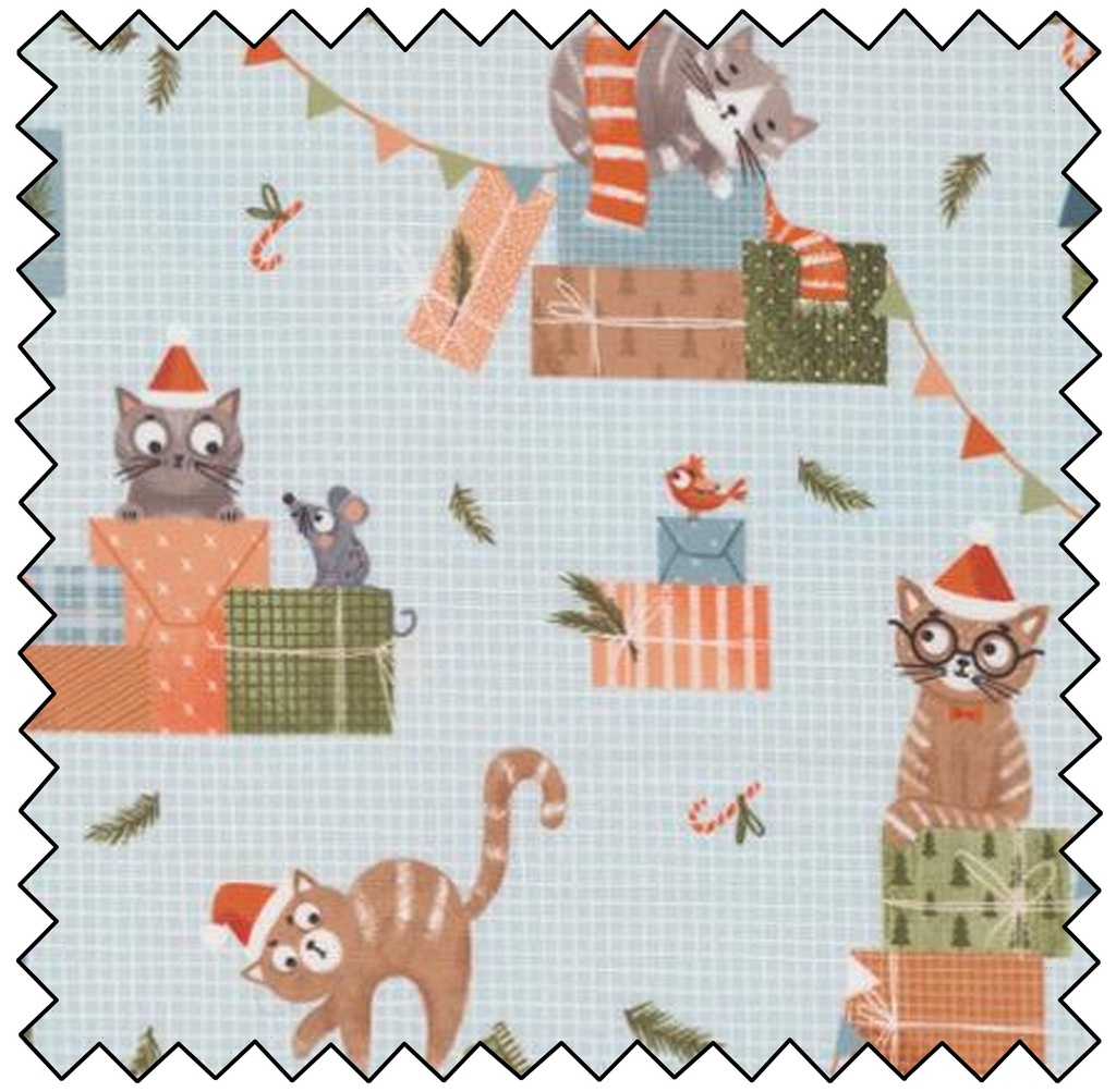 Purrfect Christmas - Cats Novelty - FROST - sale