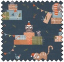 Purrfect Christmas - Cats Novelty - MIDNIGHT- sale