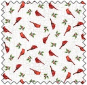 Winter Song - Mini Birds - WHITE