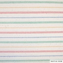 140 cm Canvas Recycled Print - Stripe - MULTIPLE TWEED