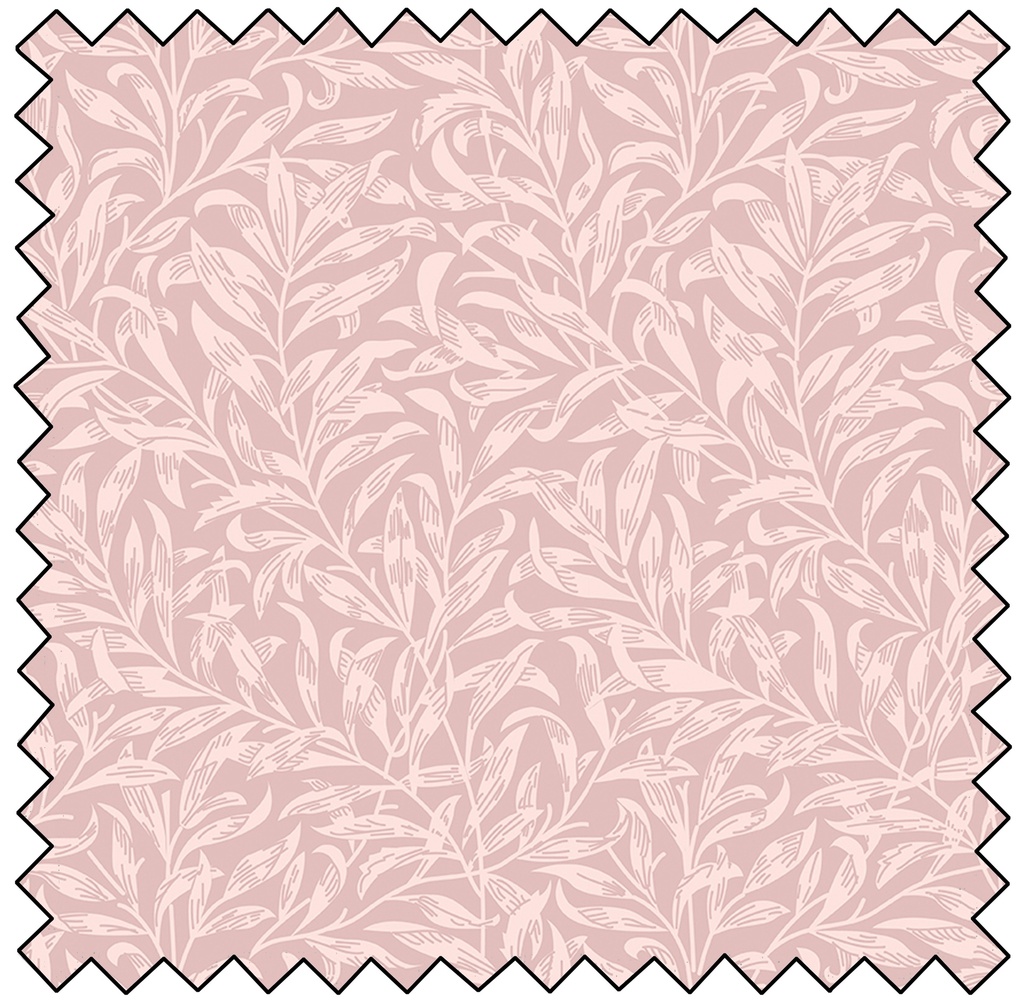 William Morris 108" Willow Bough - BLUSH