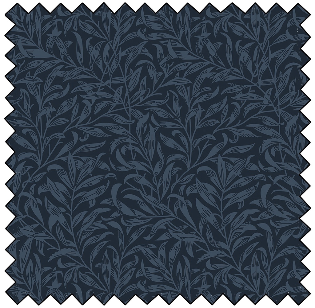 William Morris 108" Willow Bough - NAVY
