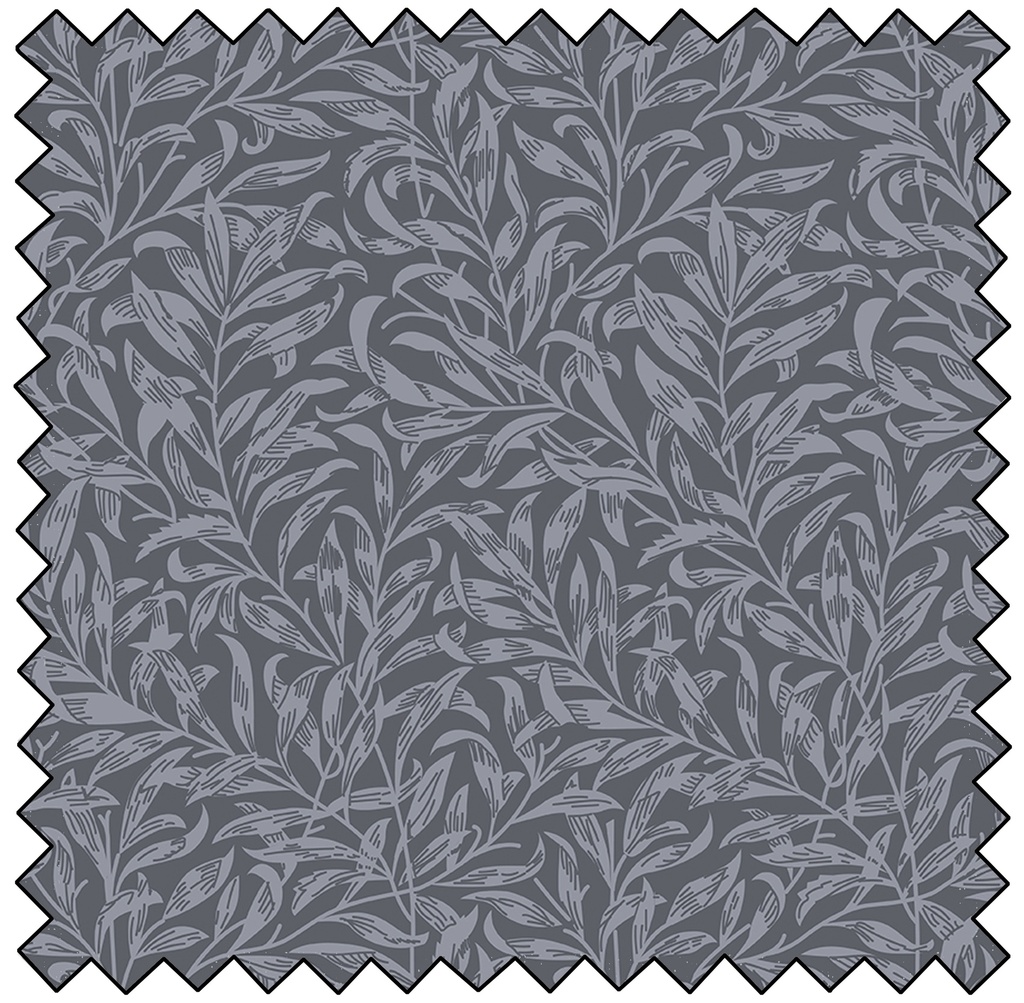 William Morris 108" Willow Bough - CHARCOAL