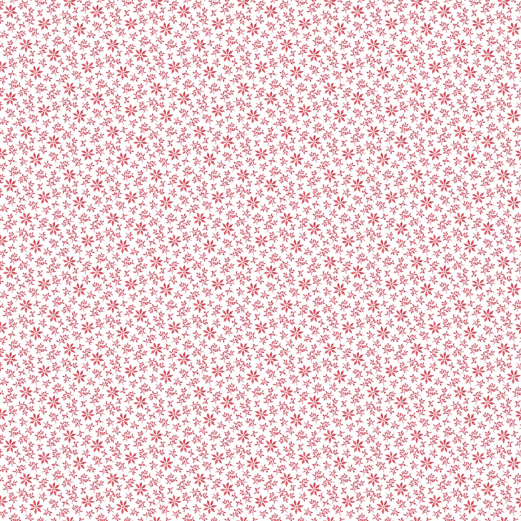 Vintage Christmas - Poinsettia Mini - White/Red