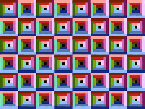 Piecework - Log Cabin - Metro