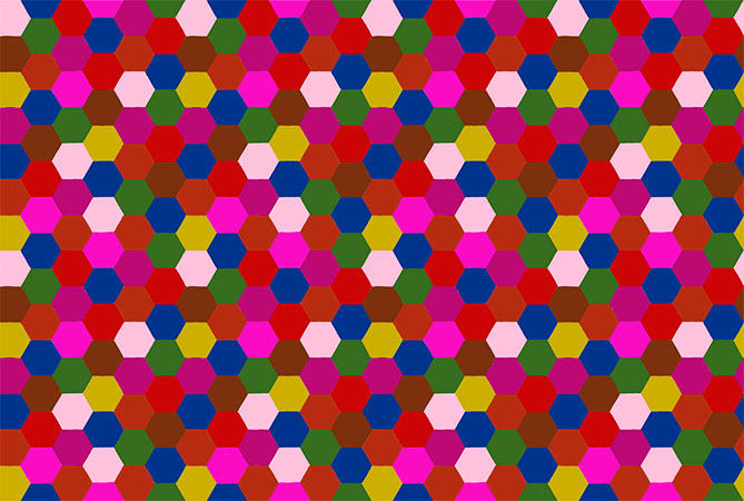 Piecework - Hexagons - Eccentric